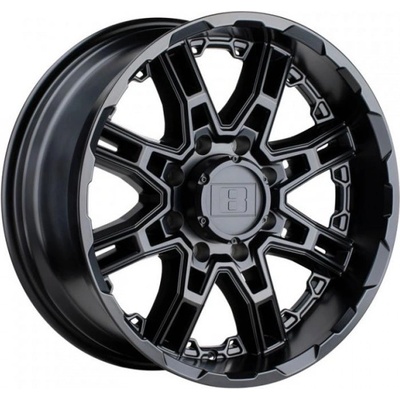Level 8 SLINGSHOT 8,5x16 6x135 ET-10 matte black