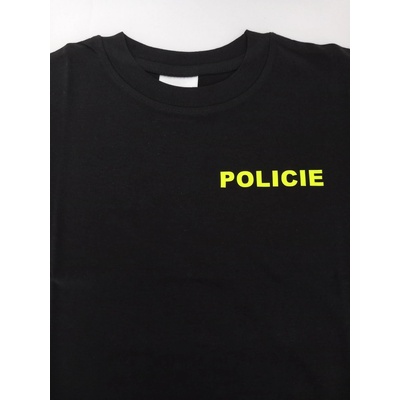 tričko Policie černá – Zbozi.Blesk.cz