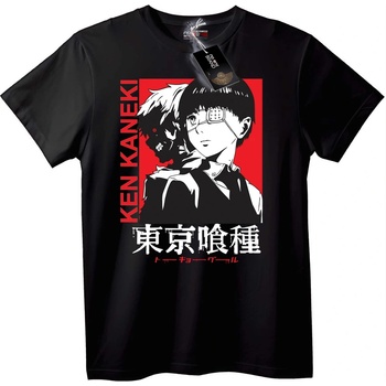NOONEBRAND Тениска Tokyo Ghoul Ken Kaneki - S, White