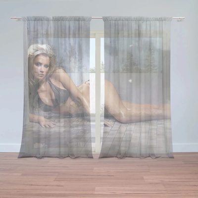 Sablio Záclony Sexy žena: 2ks 150x250cm