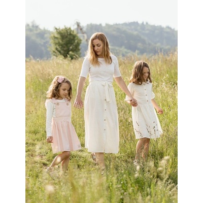 Sukňa dámska Linen 166 maslová