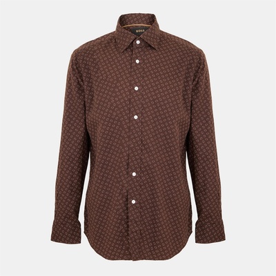 HUGO BOSS Риза Boss Men's Long-Sleeve Plain Shirt - Red