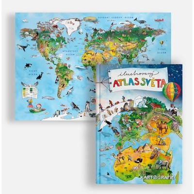Kartografie PRAHA, a. s. Balíček Ilustrovaný atlas světa + mapa