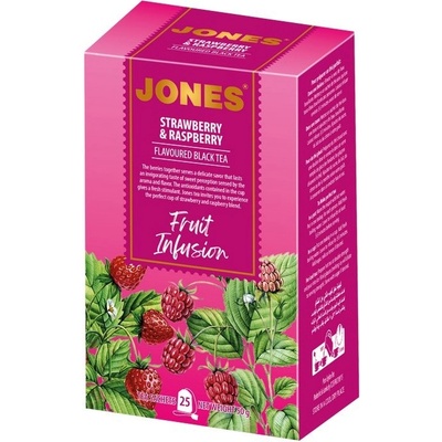 JONES Black Strawberry & Raspberry přebal 25 x 2 g