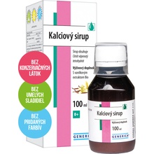 GENERICA Kalciový sirup s vanilkovým extraktom 100 ml
