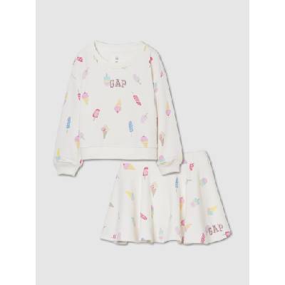 GAP Бебешки комплект с лого VintageSoft GAP GAP | Byal | Момичешки | 12-18 месеца