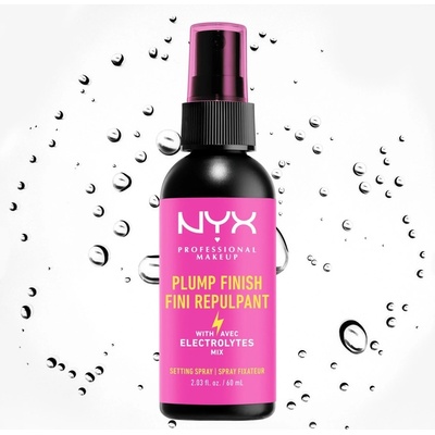 NYX Professional Makeup Plump Finish Setting Spray fixačný sprej s vitamínmi 60 ml