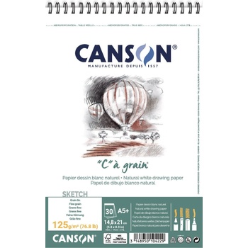 Canson Sp Càgrain Скицник 30 A5 125 g White (C400060621)