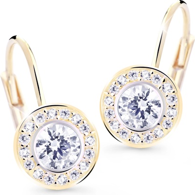 Cutie Jewellery - gold Náušnice Z8028 ze zlata se zirkony