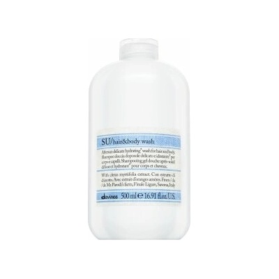 Davines SU Hair&Body Wash sprchový gél a šampón 2 v 1 500 ml
