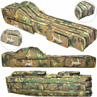FL Pouzdro taška na pruty 130 cm maskáčový 3 komory