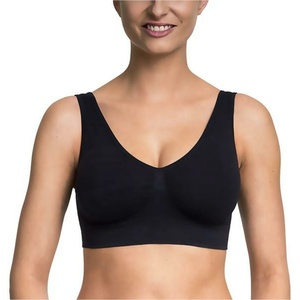 Bellinda EASY BRA - Дамски бюстхалтер без подкрепа спортен тип - черен Bellinda | Cheren | ЖЕНИ | M