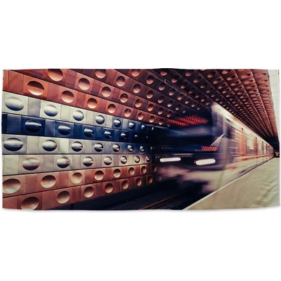 Sablio Uterák Metro na farebnej stanici 50 x 100 cm