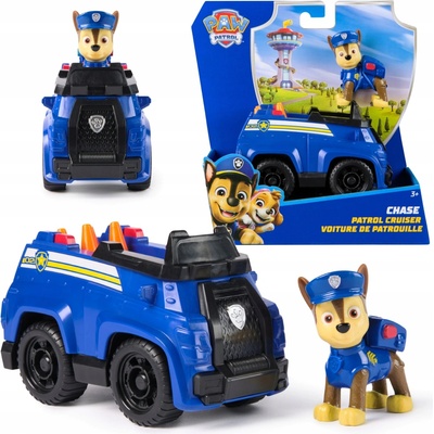 Spin Master Paw Patrol Tlapková Patrola Základní vozidlo s figurkou Chase