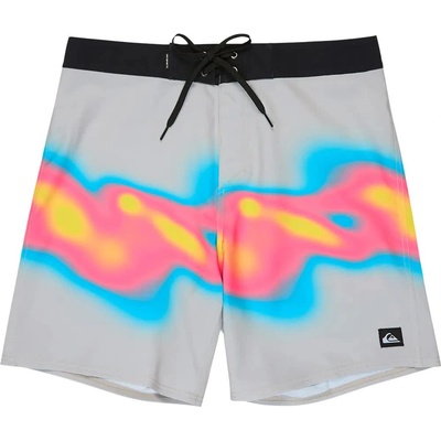 Quiksilver Бански гащета Quiksilver Surfsilk Straight 18´´ swimming shorts - Grey (Micro Chip Thermo Stripe)