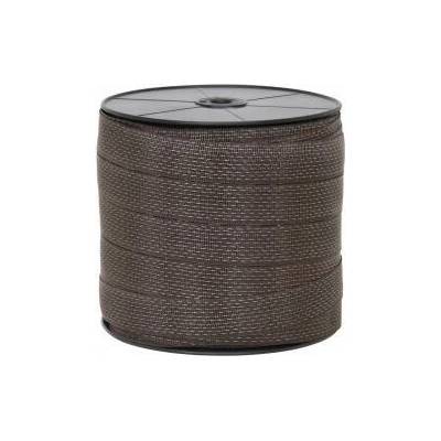 Páska pro elektrický ohradník, šířka 40 mm, hnědá