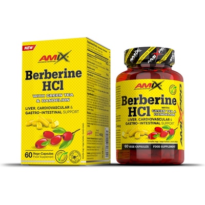 Amix GreenDay Berberine HCL with Green tea and dandelion 3 x 60 kapslí
