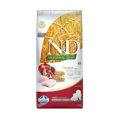 N&D Ancestral Grain Puppy All Breeds Chicken & Pomegranate 4 x 2,5 kg