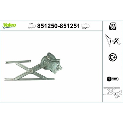 Zvedací zařízení oken VALEO 851250