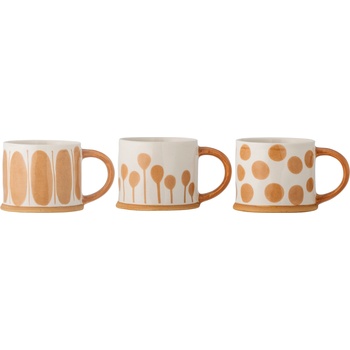 Bloomingville Чаши Linora 480 мл кафяви 3 бр (82060557)