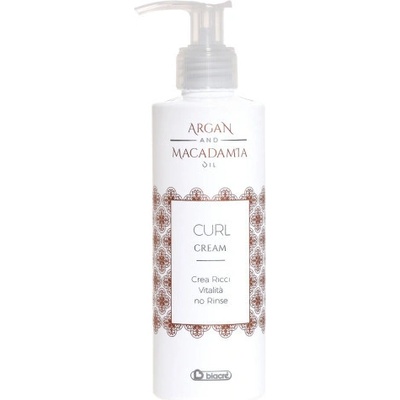 Biacré Argan and Macadamia Oil krém na skučeravenie vlasov 200 ml
