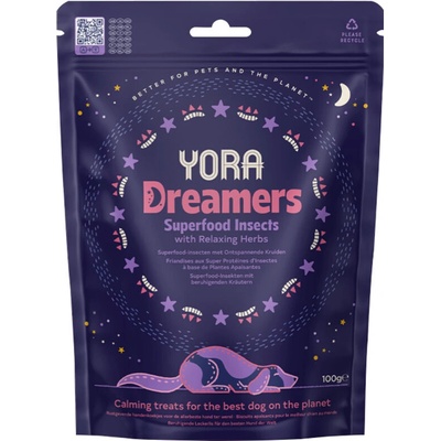 YORA Dog z hmyzu Dreamers s bylinkami 100 g