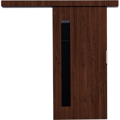 Sconto Posuvné dvere GELA 106 wenge/čierna 106x205 cm