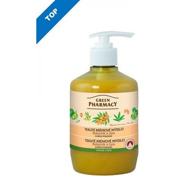 Green Pharmacy Rakytník a Lipa tekuté krémové mydlo chrániace pokožku 460 ml