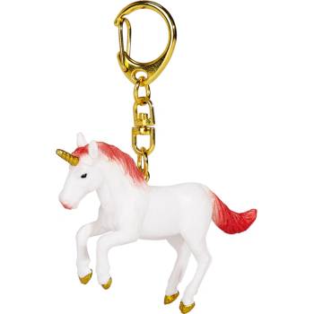 Mojo Animal Planet Ключодържател Еднорог, червен със свити предни крака (387475)