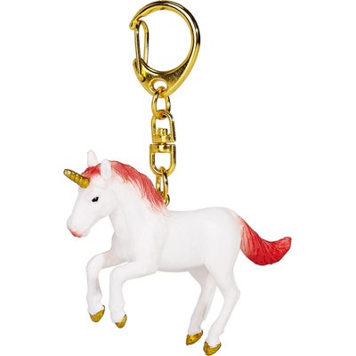 Mojo Animal Planet Ключодържател Еднорог, червен със свити предни крака (387475)