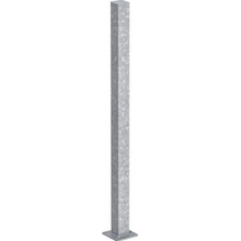 Nosný plotový sloupek 10x10 cm s patkou - výška 180 cm ✔ Bez držáků plotových polí