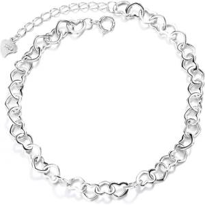 Silenti Jewelry Сребърна гривна "Отношение