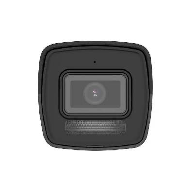 Камера, HikVision 4 MP Smart Hybrid Light Fixed Bullet Network Camera, 4 mm, IR, White Light up to 30m, H. 265+, IP67, built-in microphone, micro SDXC (512GB), 12Vdc/PoE 6.5W (ds-2cd1043g2-liuf)