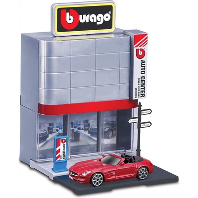 Bburago Street Fire City Car Dealer 1:43