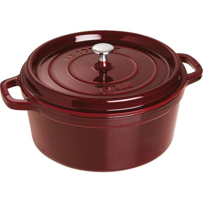 Staub Hrniec okrúhly 28 cm 6,7 l vínový