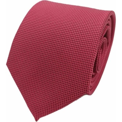 Pánska kravata s vreckovkou z mikrovlákna výrazná bordová elegancia