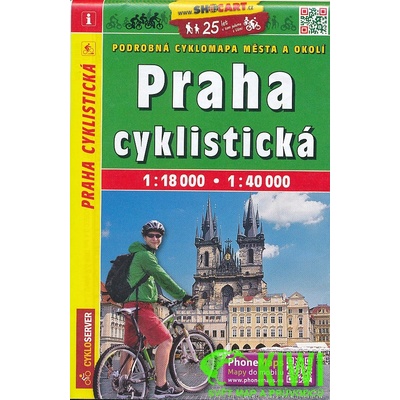 Praha cyklistická 1:18 000 / 1 40 000