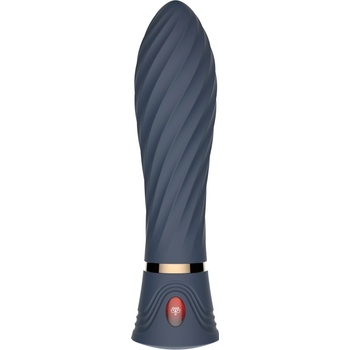 Sexy Elephant Двоен силиконов вибратор Blue Velvet (15 см)