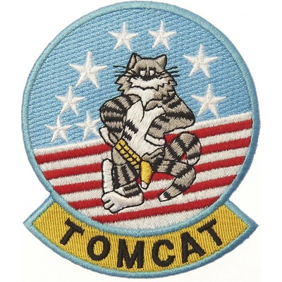 Nášivka textilná 101 Inc Tomcat 8 Stars - farebná