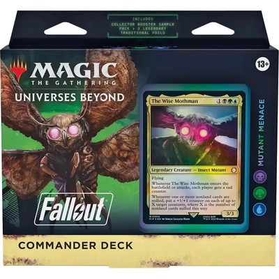 Wizards of the Coast Magic: The Gathering Universes Beyond Fallout Mutant Menace Commander Deck