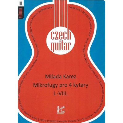 Milada Karez Czech Guitar III. Mikrofugy pro 4 kytary