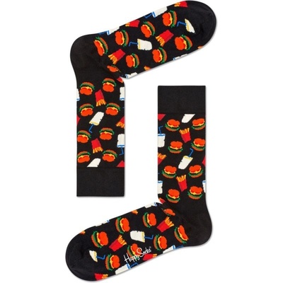 Happy Socks Hamburger černá