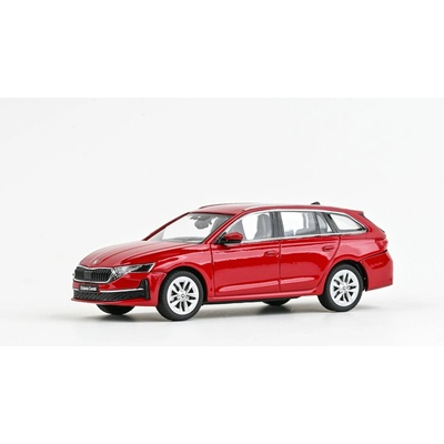 Abrex Škoda Octavia IV FL 2024 Červená Velvet Metalíza 1:43