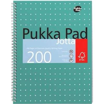 PUKKA PAD Špirálový zošit A4 štvorčekový Metallic Jotta