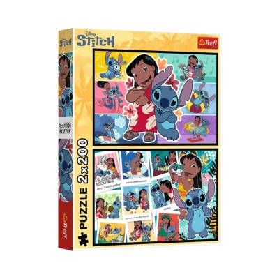 Puzzle 2x200 Wesołe życie Stitcha Disney Lilo and Stitch 13334