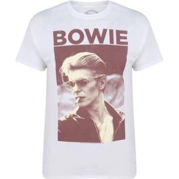 Official David Bowie T Shirt Smoking