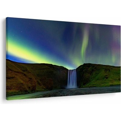 Obraz - Polárna žiara na Islande, jednodielne 150x100 cm