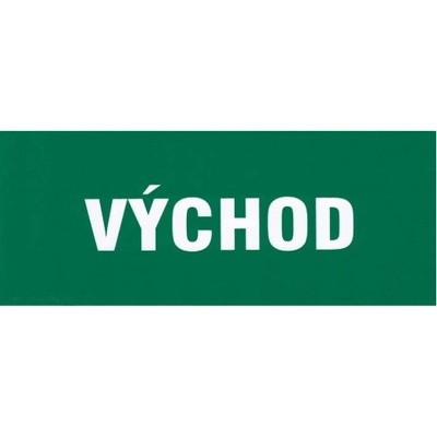 Východ 210x87mm samolepící bezpečnostní tabulka