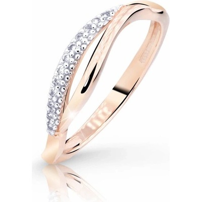 Zodiax Zlatý dámský prsten červené zlato 1680