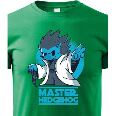 Dětské tričko Master hedgehog Zelená Canvas Dětské tričko Bezvatriko.cz 2776